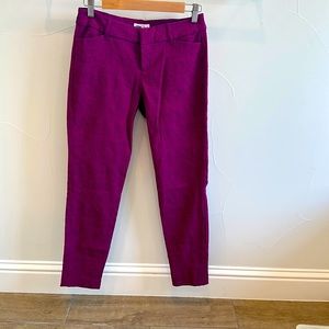 Old Navy pink/purple patterned pants - size 2
